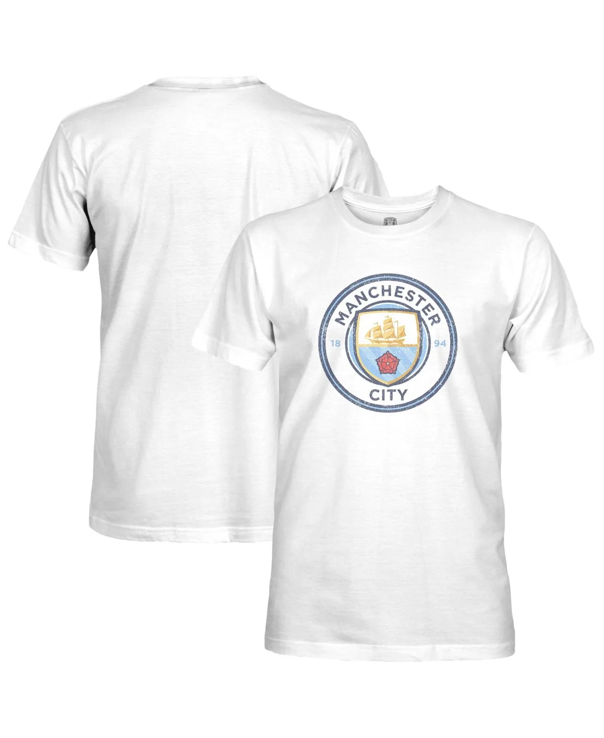 Manchester City Color Crest Slub T-Shirt
