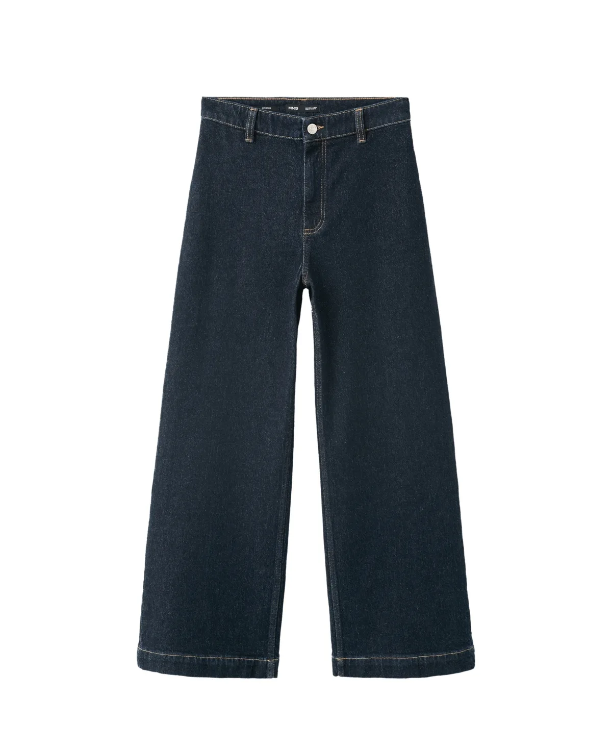 Catherin Culotte Wide-Leg High-Rise Dark-Rinse Jeans