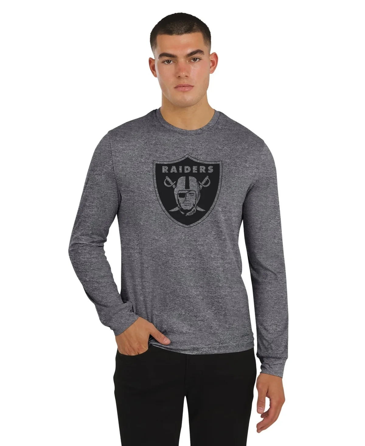Las Vegas Raiders Four Down Long-Sleeve T-Shirt