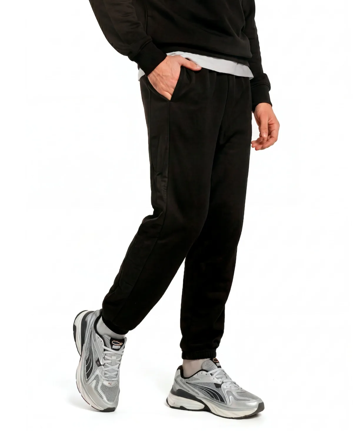 Elevated Shine Slim Fit Fleece Joggers