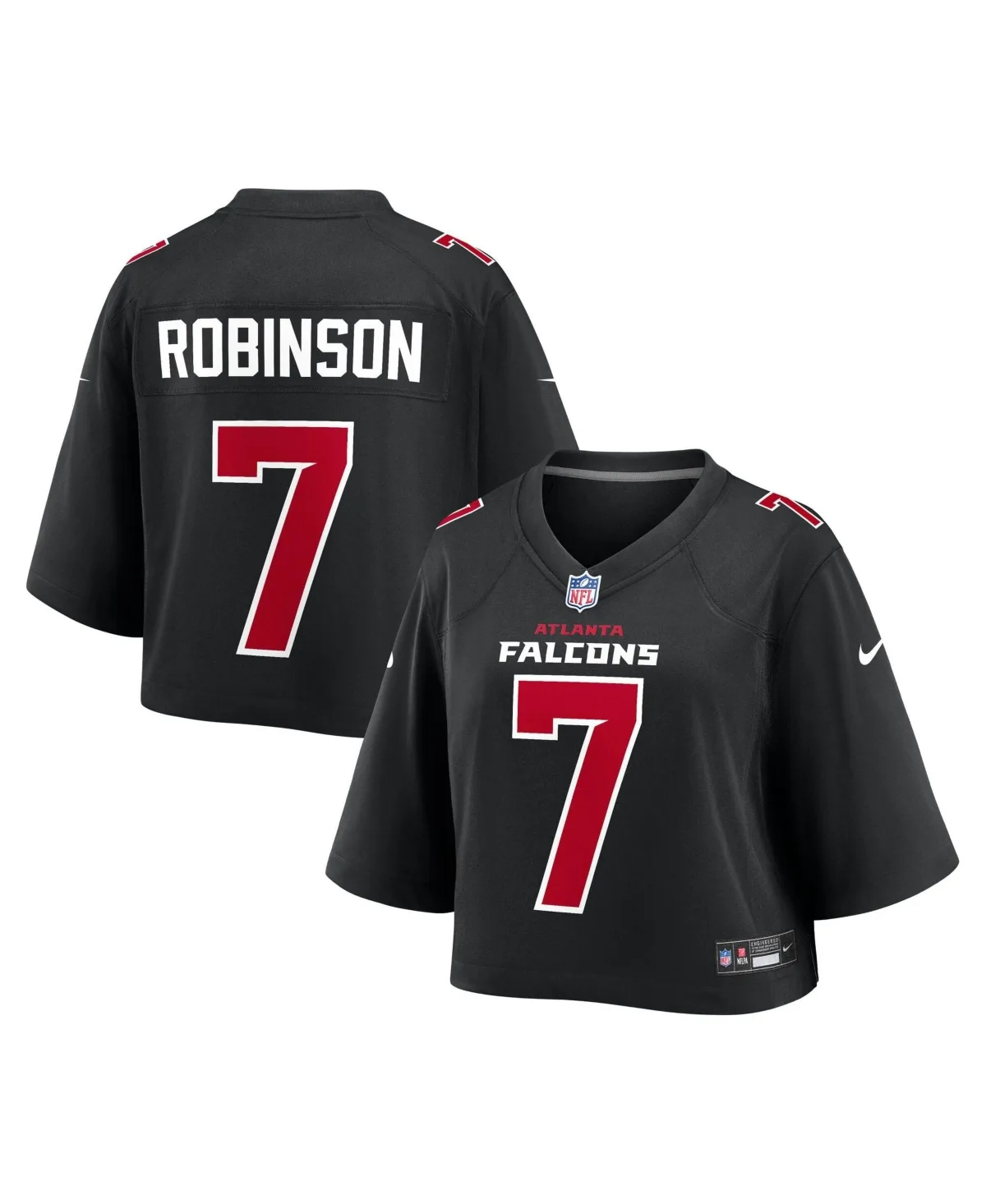 Bijan Robinson Atlanta Falcons Cropped Fashion Game Jersey by Nike