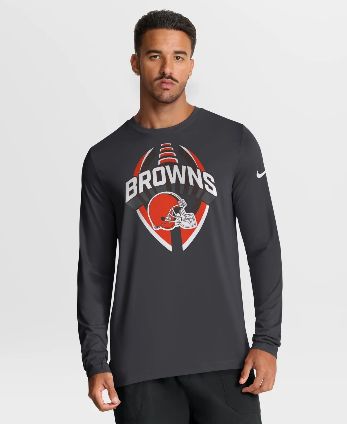 Cleveland Browns Primetime Legend Icon Performance Long-Sleeve T-Shirt by Nike