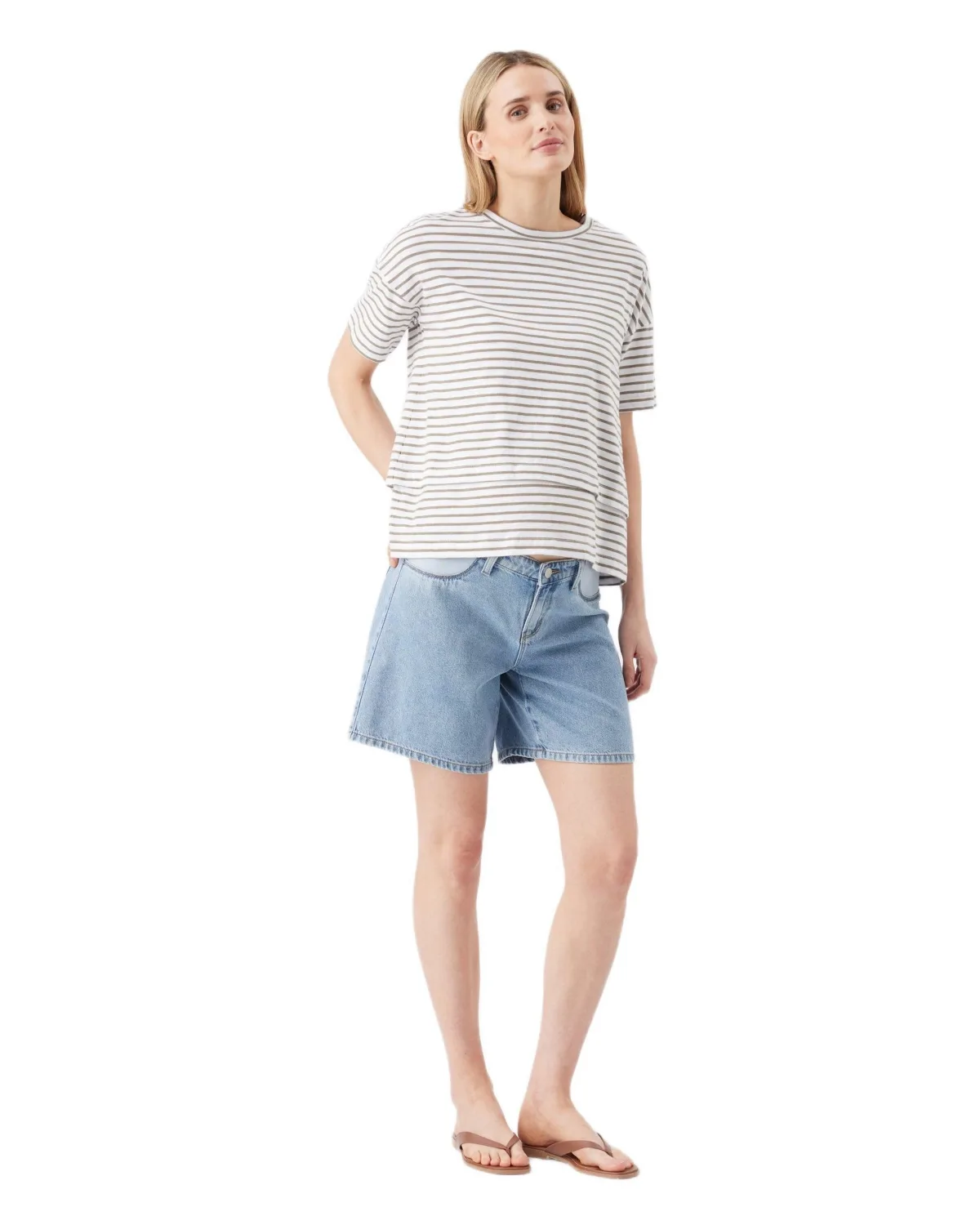 Dion Denim Short by Ripe Maternity