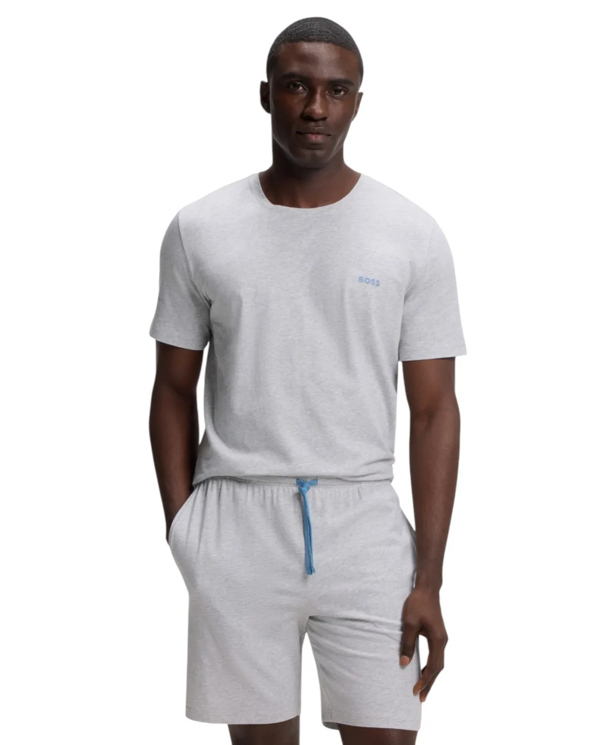 Boss by Hugo Boss Mix & Match Crewneck Short-Sleeve Embroidered Logo T-Shirt by Hugo Boss