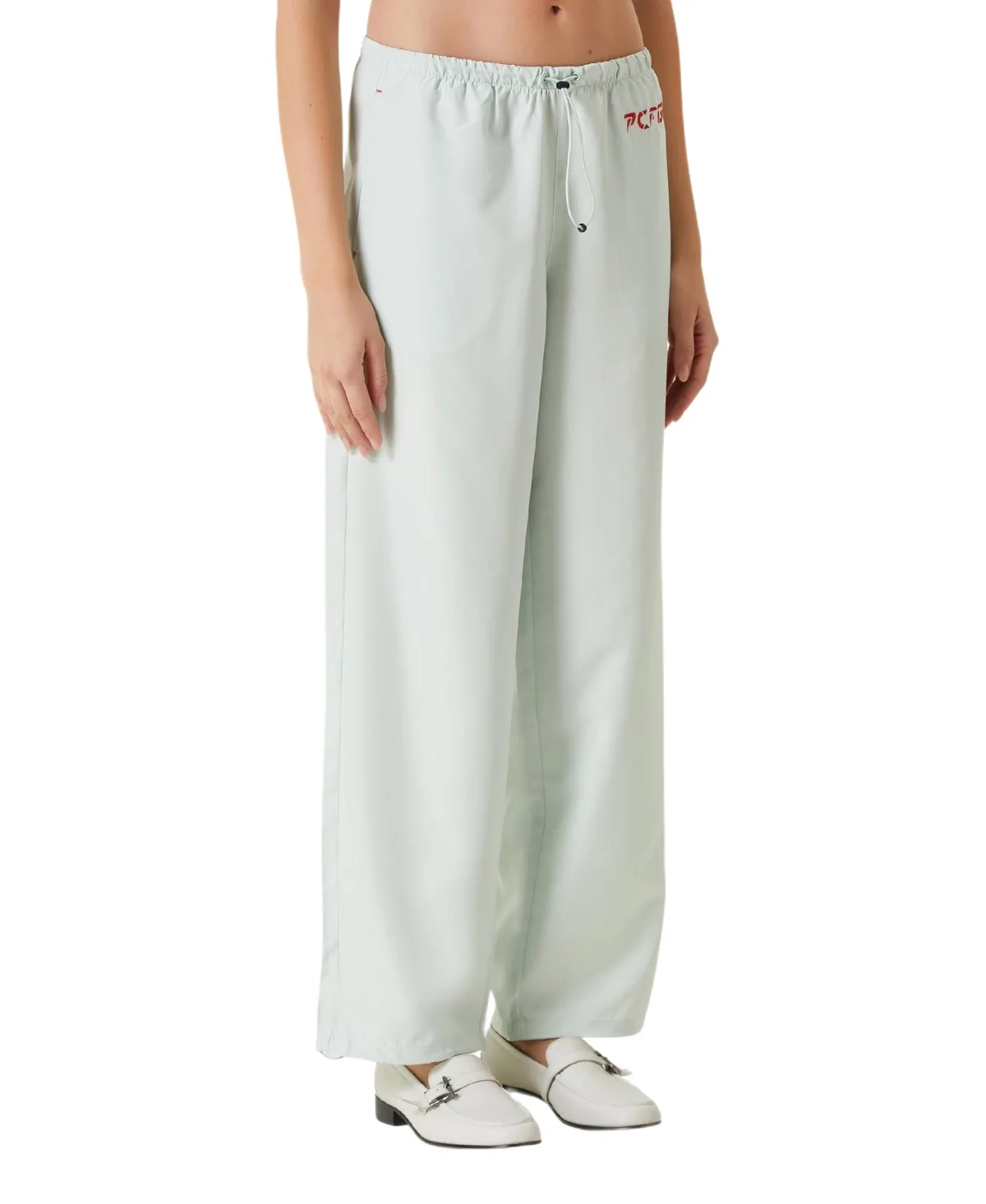 Free Heaven Mid-Rise Wide-Leg Parachute Pants by Pcfg