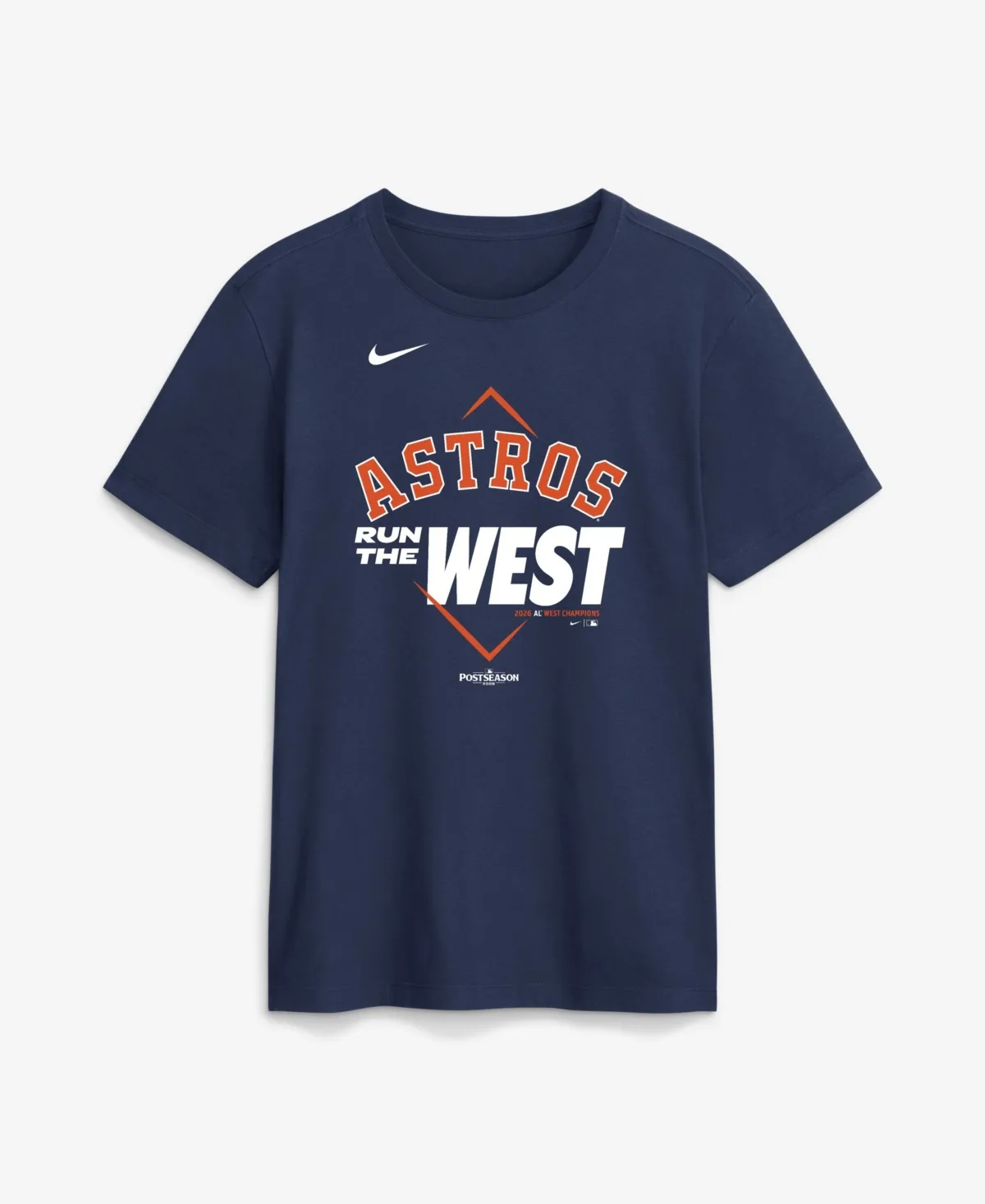 Houston Astros 2026 Al West Division Champions T-Shirt by Nike