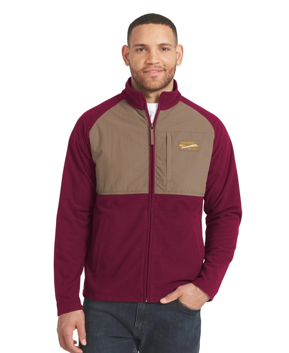 Darius Rucker Collection by Fanatics Washington Commanders Full-Zip Raglan Jacket by Fanatics