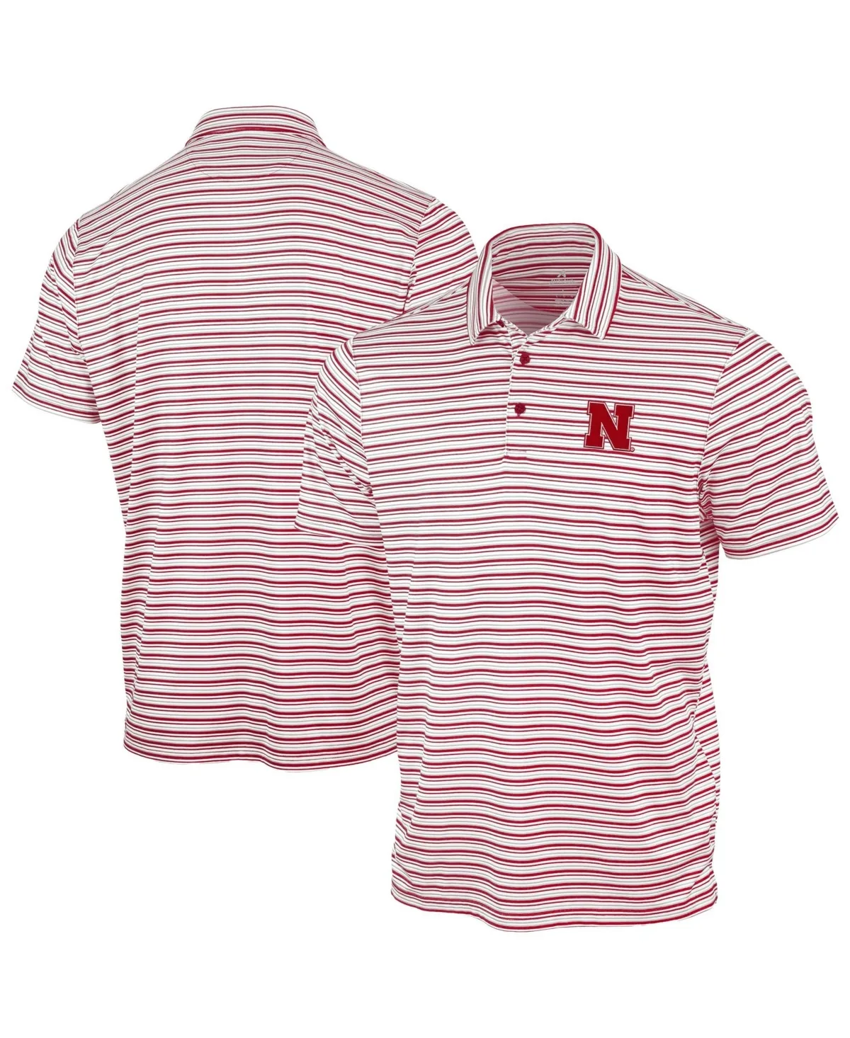 Nebraska Huskers Space Stripe Polo Shirt