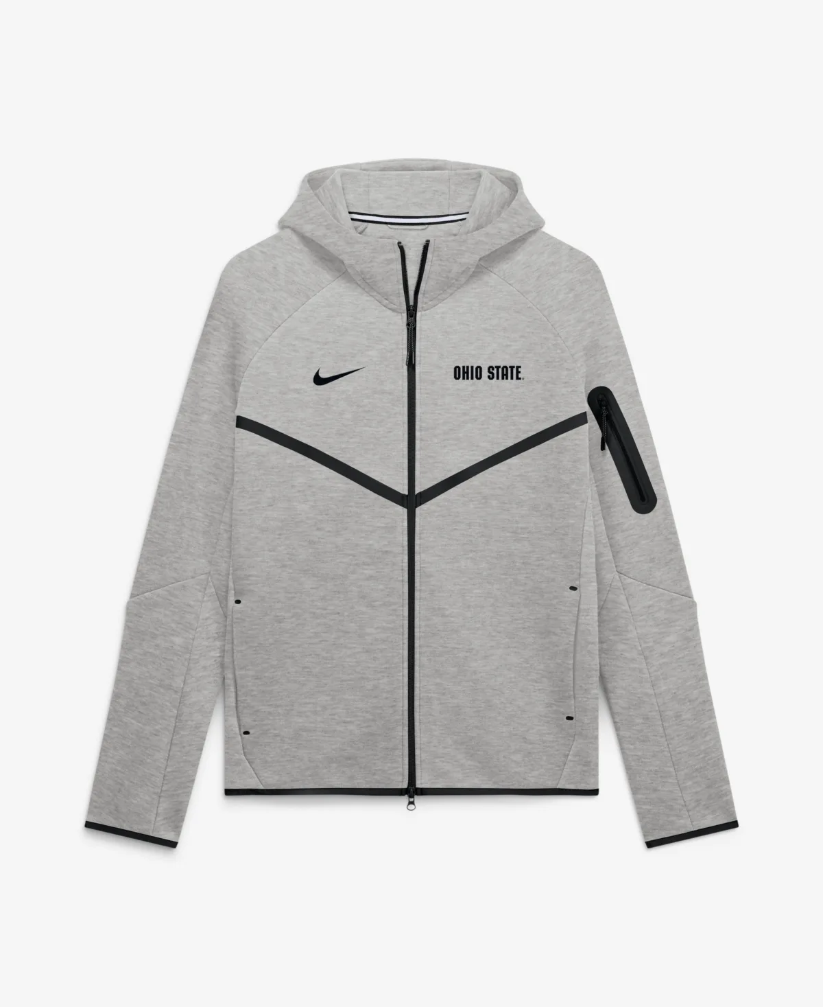 Ohio State Buckeyes Tech Fleece Raglan Full-Zip Windrunner Hoodie by Nike