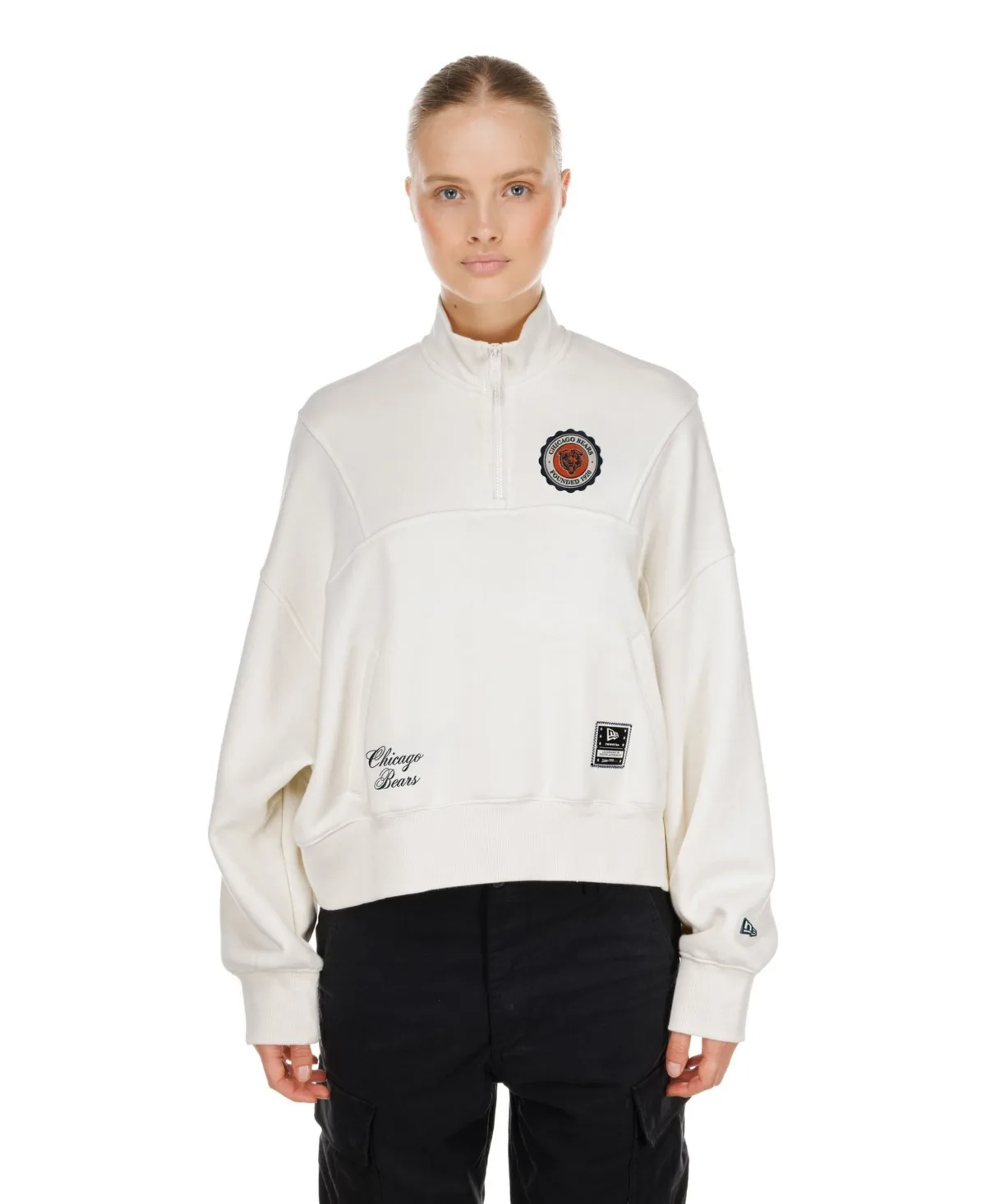 Chicago Bears Academic Quarter-Zip Pullover by New Era