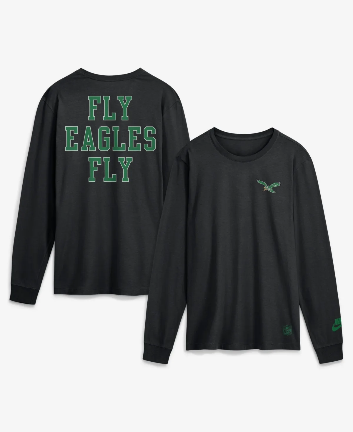 Philadelphia Eagles Double Rewind Long-Sleeve T-Shirt