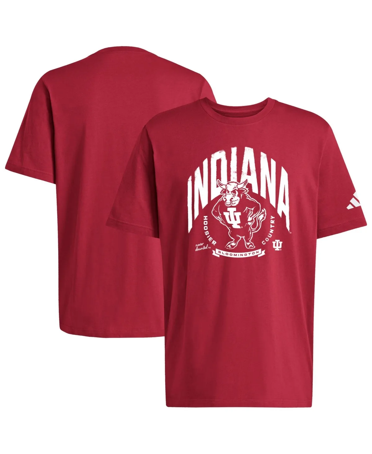 Indiana Hoosiers Bison Wordmark Fresh T-Shirt by adidas