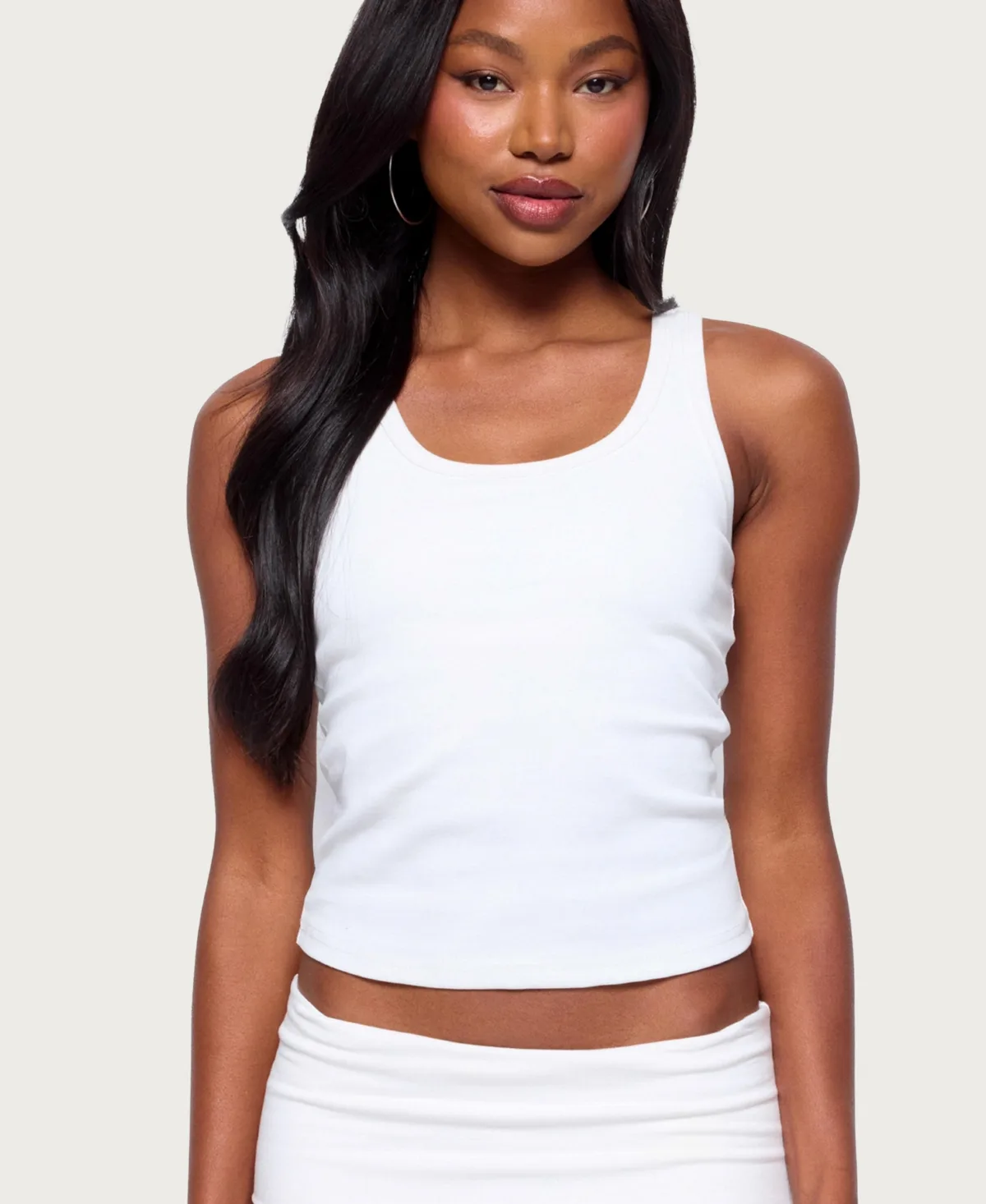 Ailsa Ribbed Built in Bra Tank Top