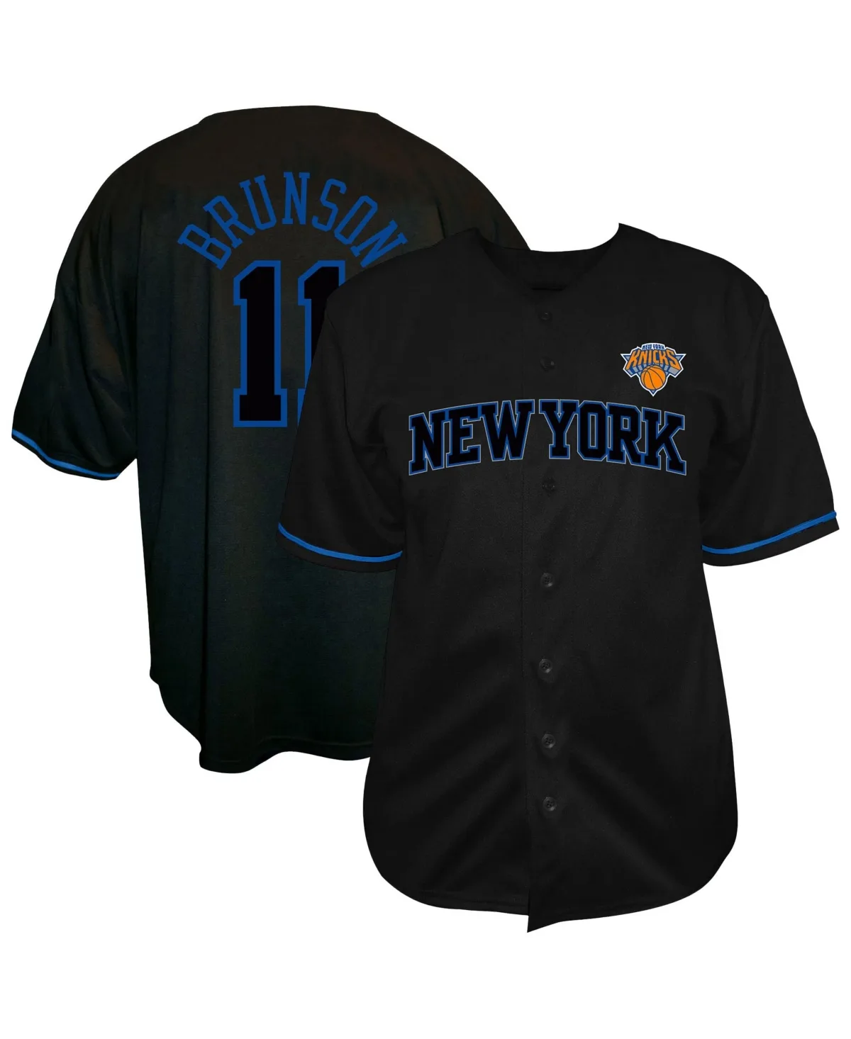 Jalen Brunson New York Knicks Big Tall Name Number Fashion Jersey by Fanatics
