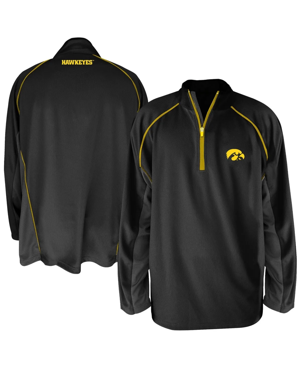 Iowa Hawkeyes Quarter-Zip Raglan Jacket by Profile