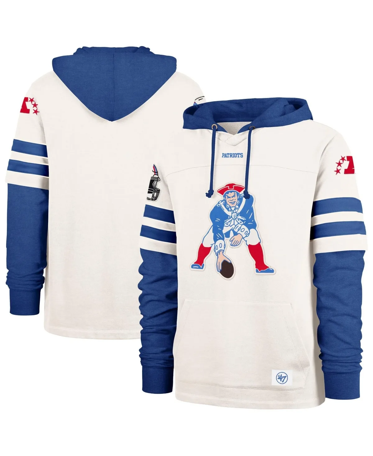 New England Patriots Cornerback Pullover Hoodie by 47 Brand