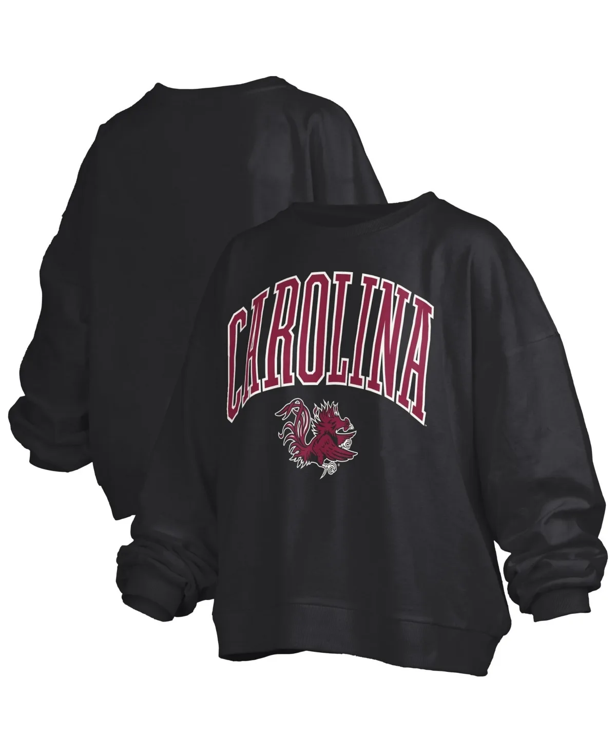 South Carolina Gamecocks Oversized Janise Arch Over Logo Fleece Sweatshirt