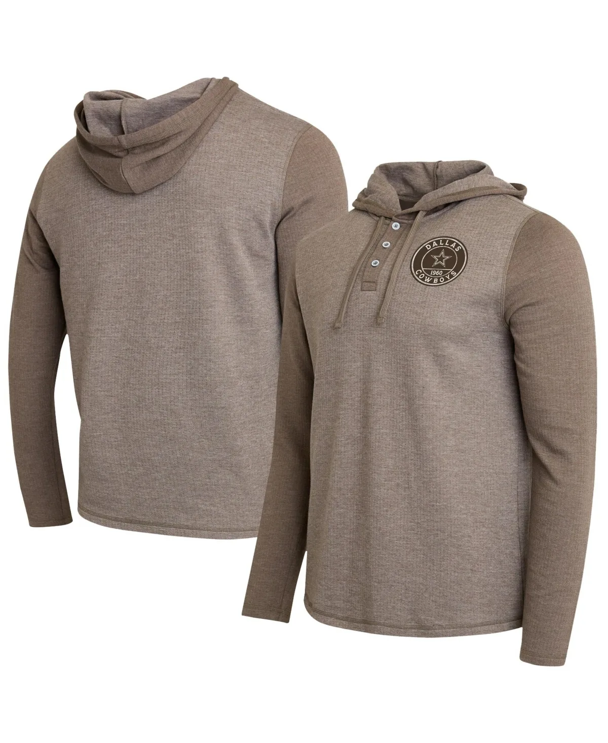 Darius Rucker Collection by Fanatics Dallas Cowboys Knit Hooded Henley Long-Sleeve T-Shirt by Fanatics