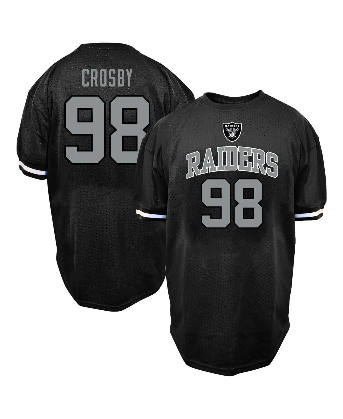 Maxx Crosby Las Vegas Raiders Mesh Name & Number T-Shirt by Fanatics