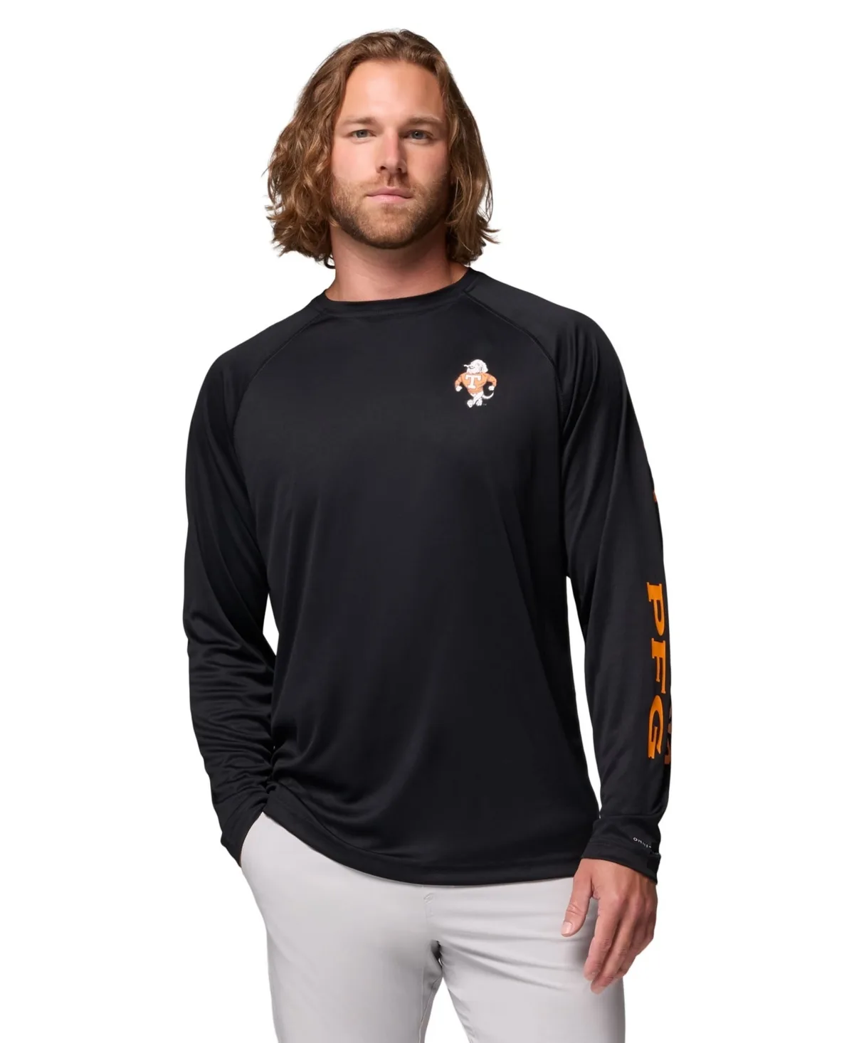 Tennessee Volunteers Terminal Tackle Omni-Shade Raglan Long-Sleeve T-Shirt by Columbia