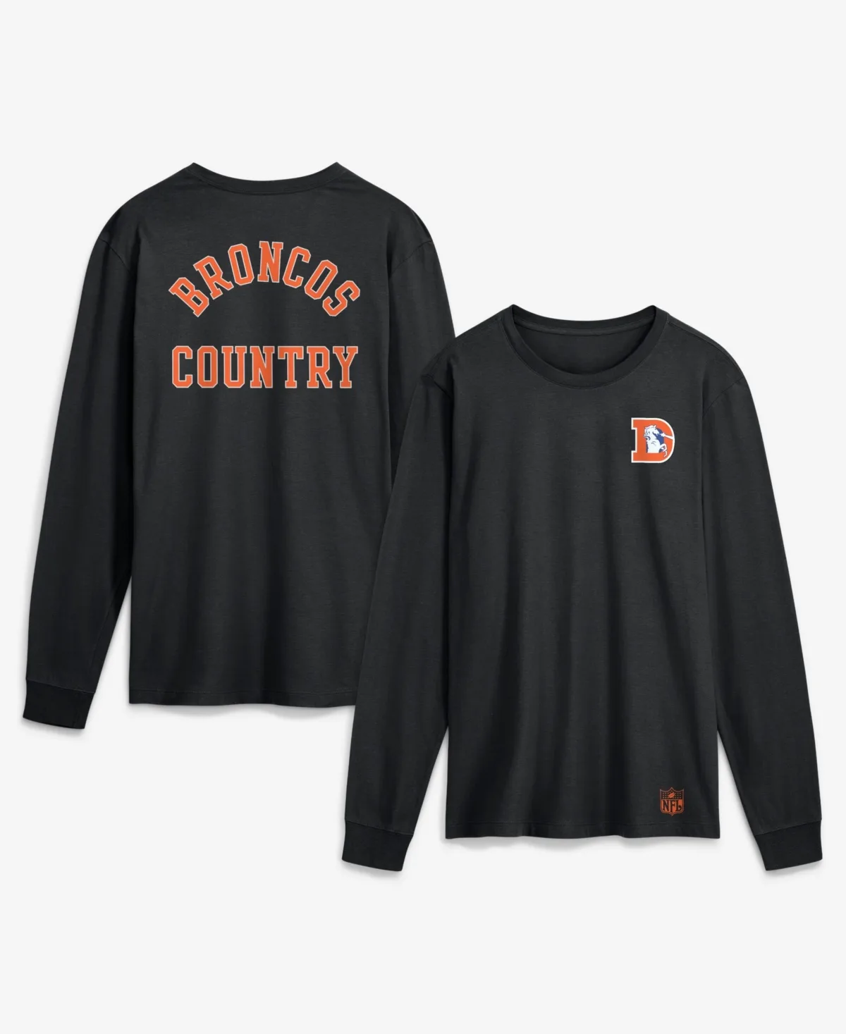 Denver Broncos Double Rewind Long-Sleeve T-Shirt by Nike