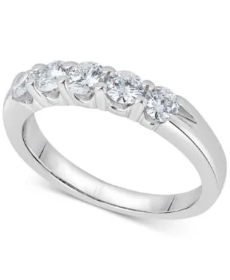Diamond Five Stone Band Collection in 14k Gold or White Gold by Macy's