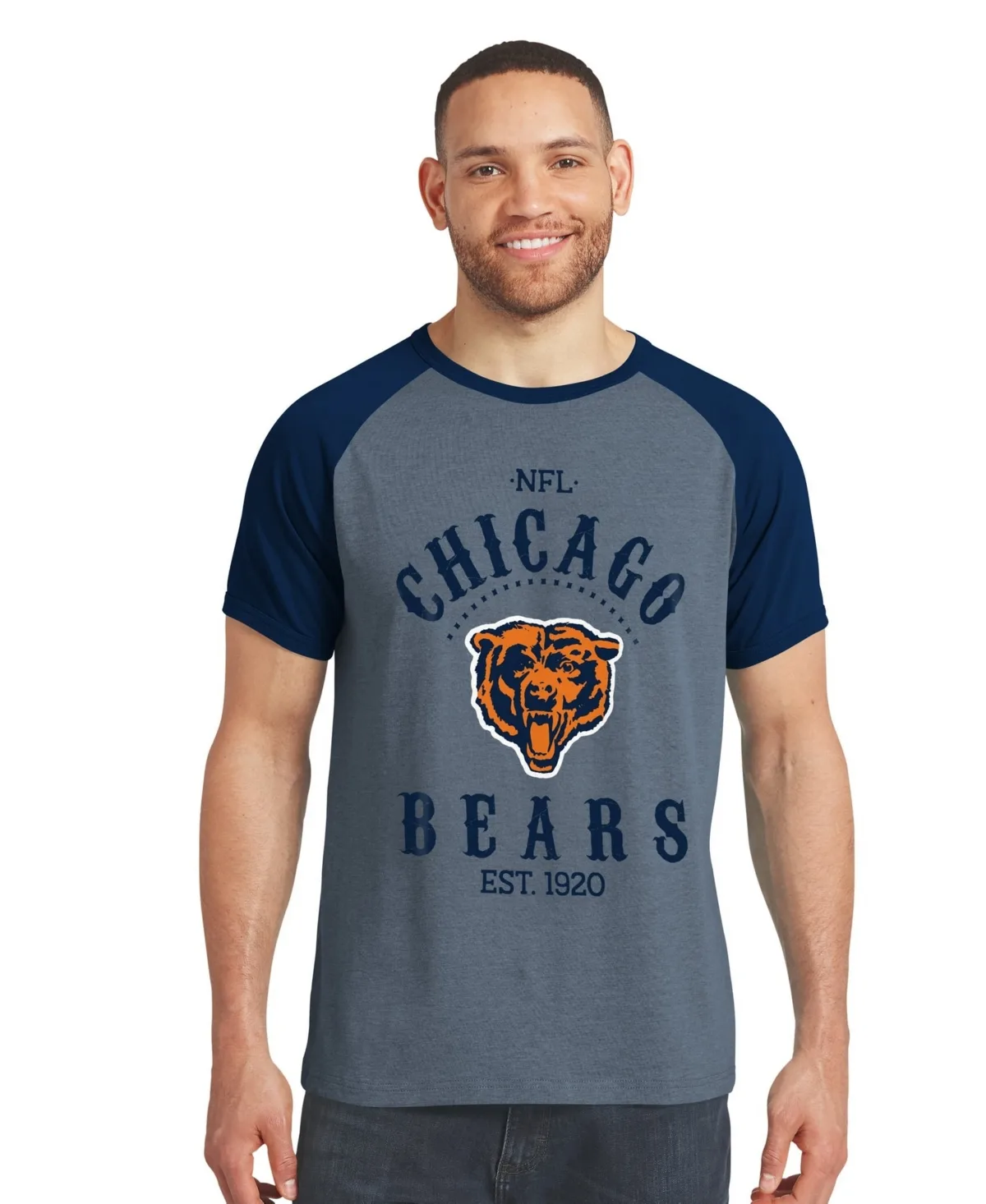 Darius Rucker Collection by Fanatics Chicago Bears Raglan T-Shirt by Fanatics