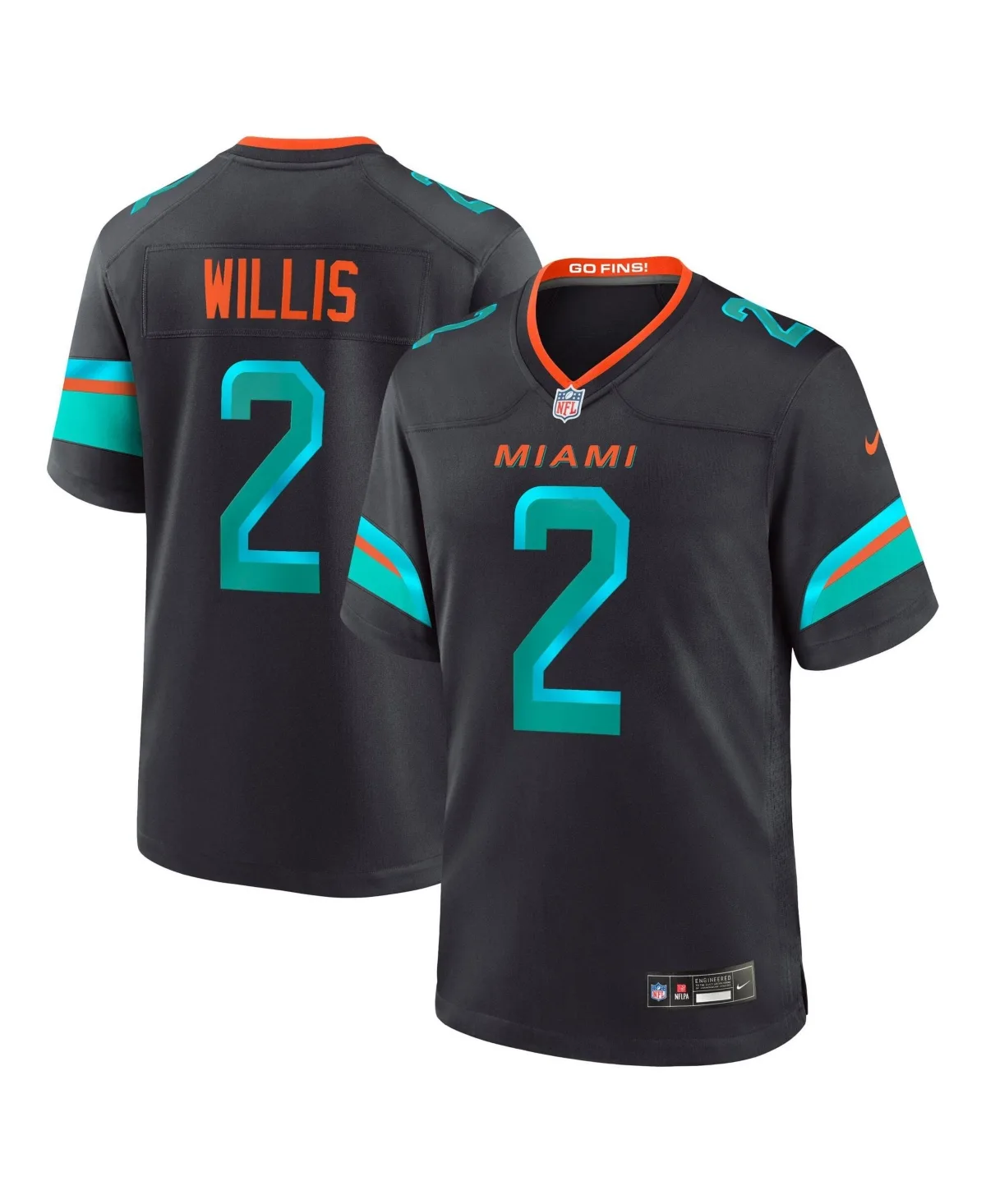 Malik Willis Miami Dolphins Rivalries Collection Game Jersey by Nike