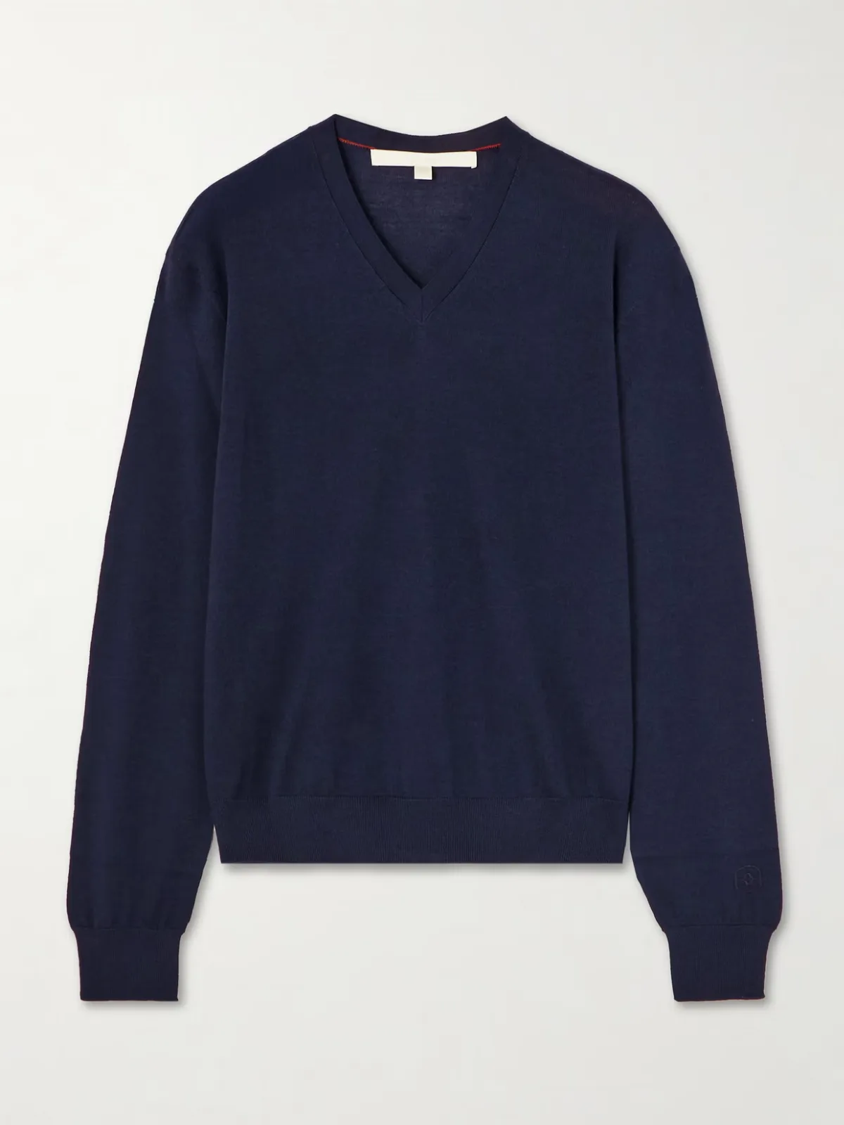 - Oscar Embroidered Merino Wool Sweater -