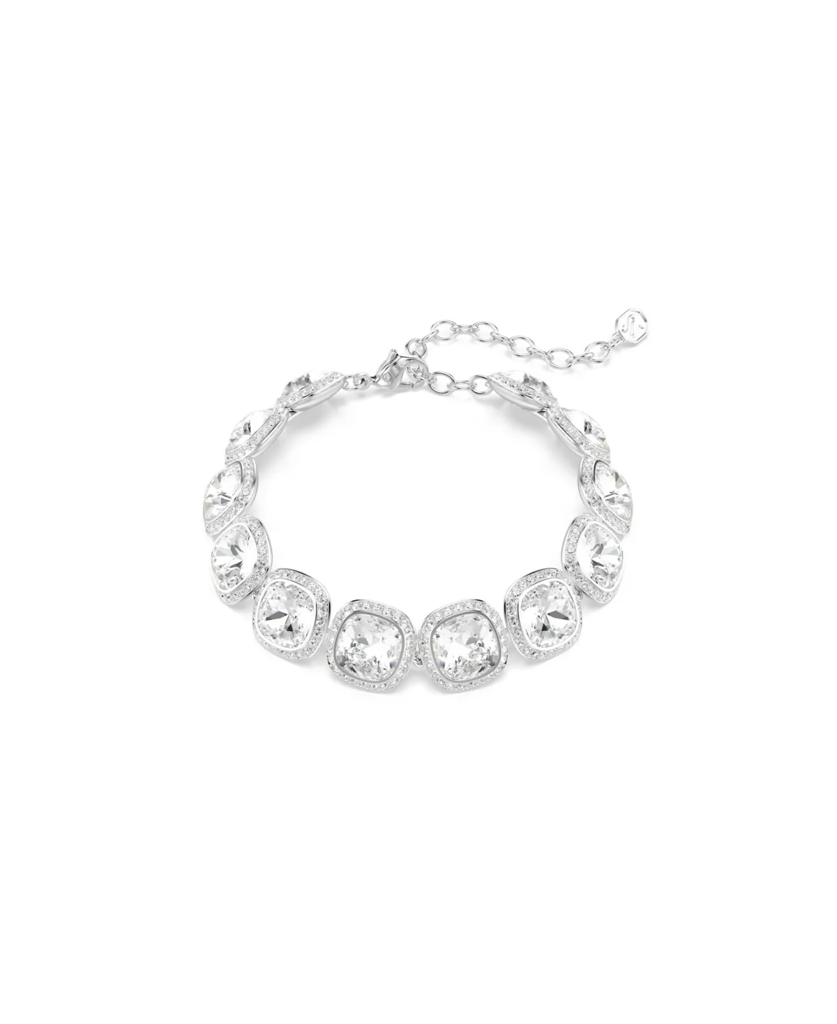 Una Angelic Cushion-Cut Crystal Bracelet by Swarovski
