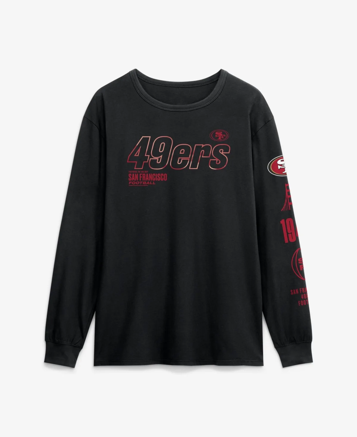 San Francisco 49ers Checkdown Pass Long-Sleeve T-Shirt