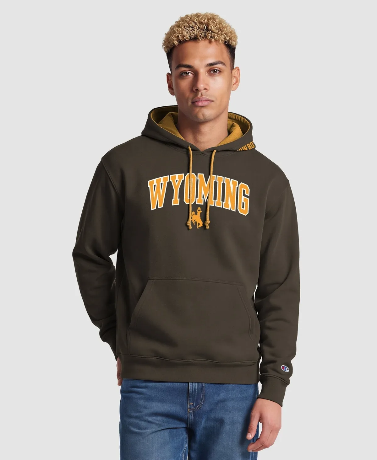 Wyoming Cowboys Contrast Hoodie