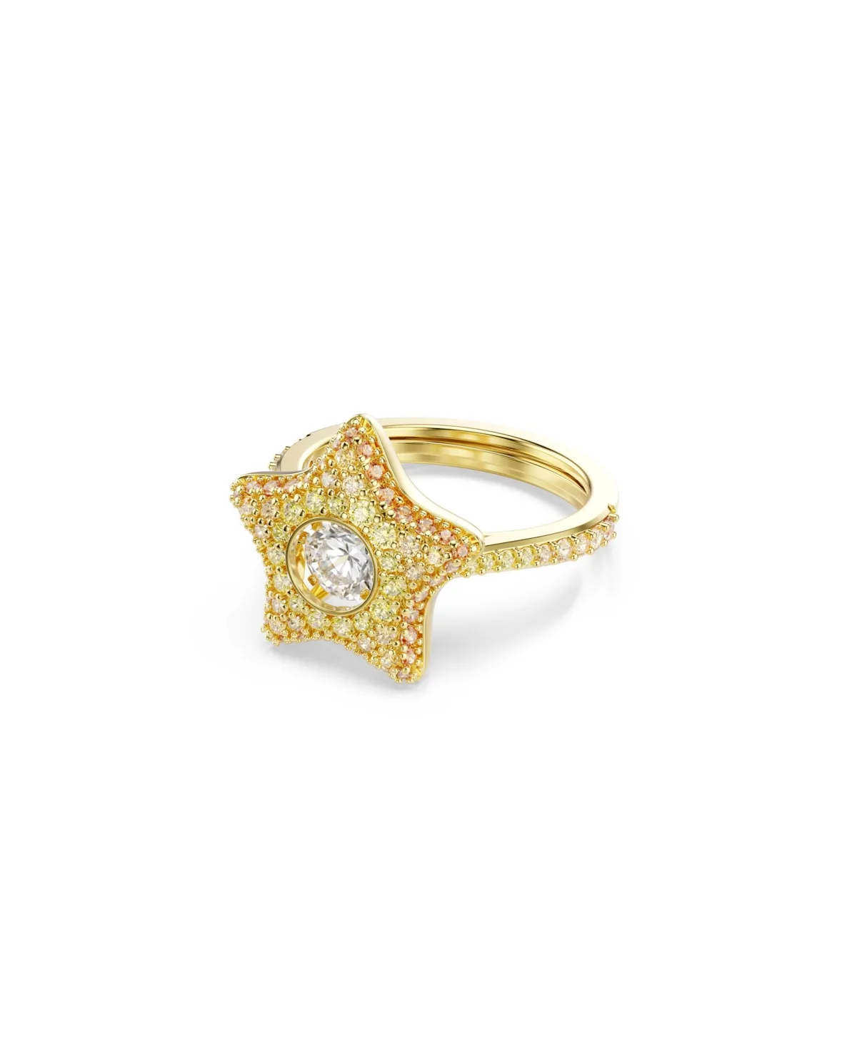 Round-Cut Crystal Star Ring by Swarovski