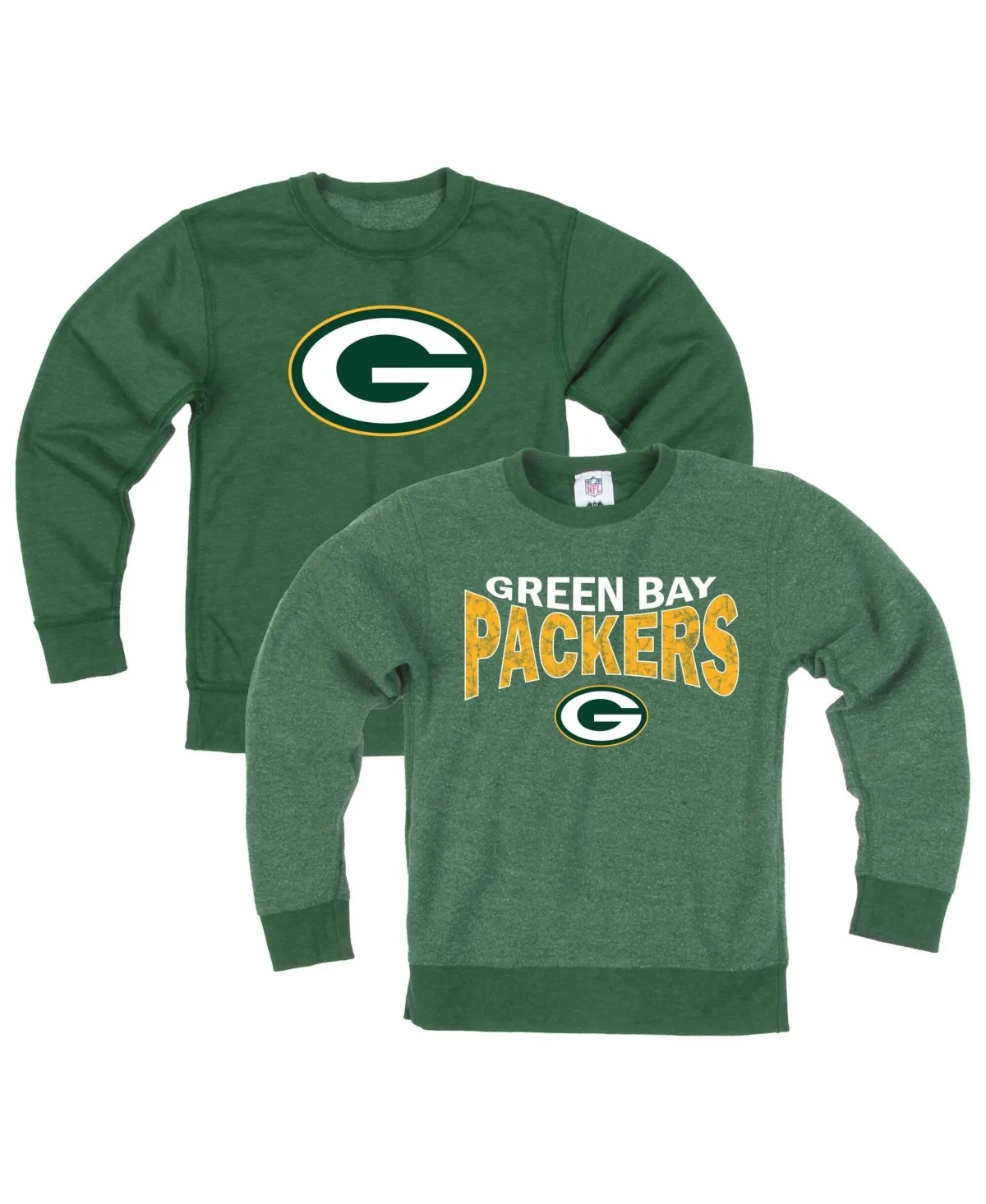 Bay Packers Reversible Fleece Sweatshirt by Wes & Willy