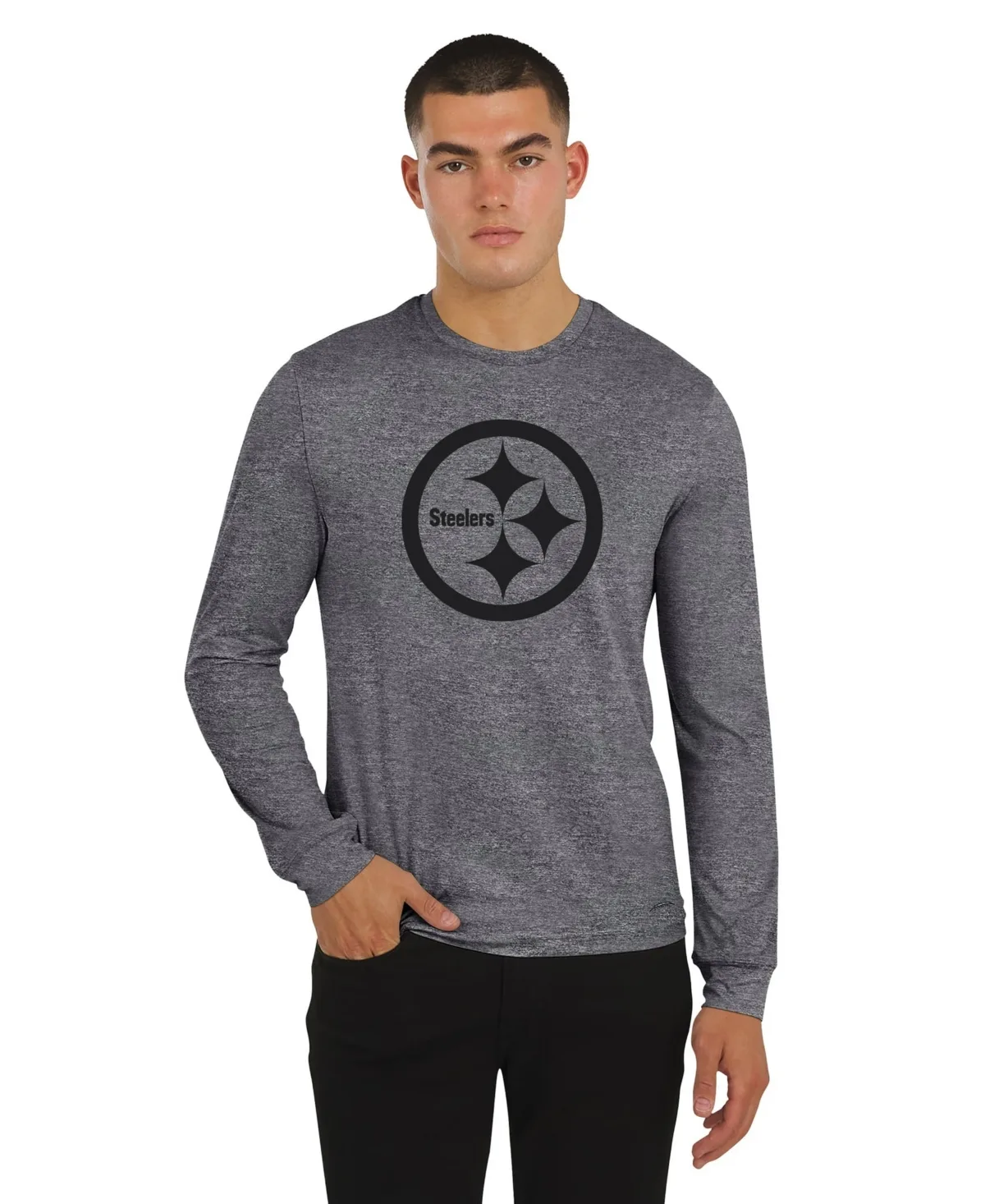 Pittsburgh Steelers Four Down Long-Sleeve T-Shirt