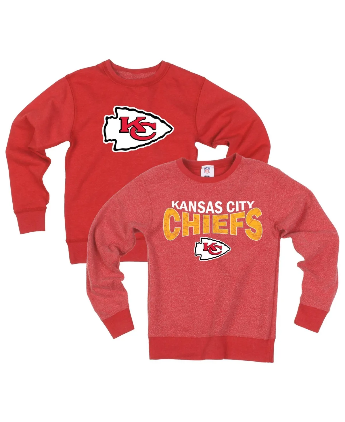 Kansas City Chiefs Reversible Fleece Sweatshirt by Wes & Willy