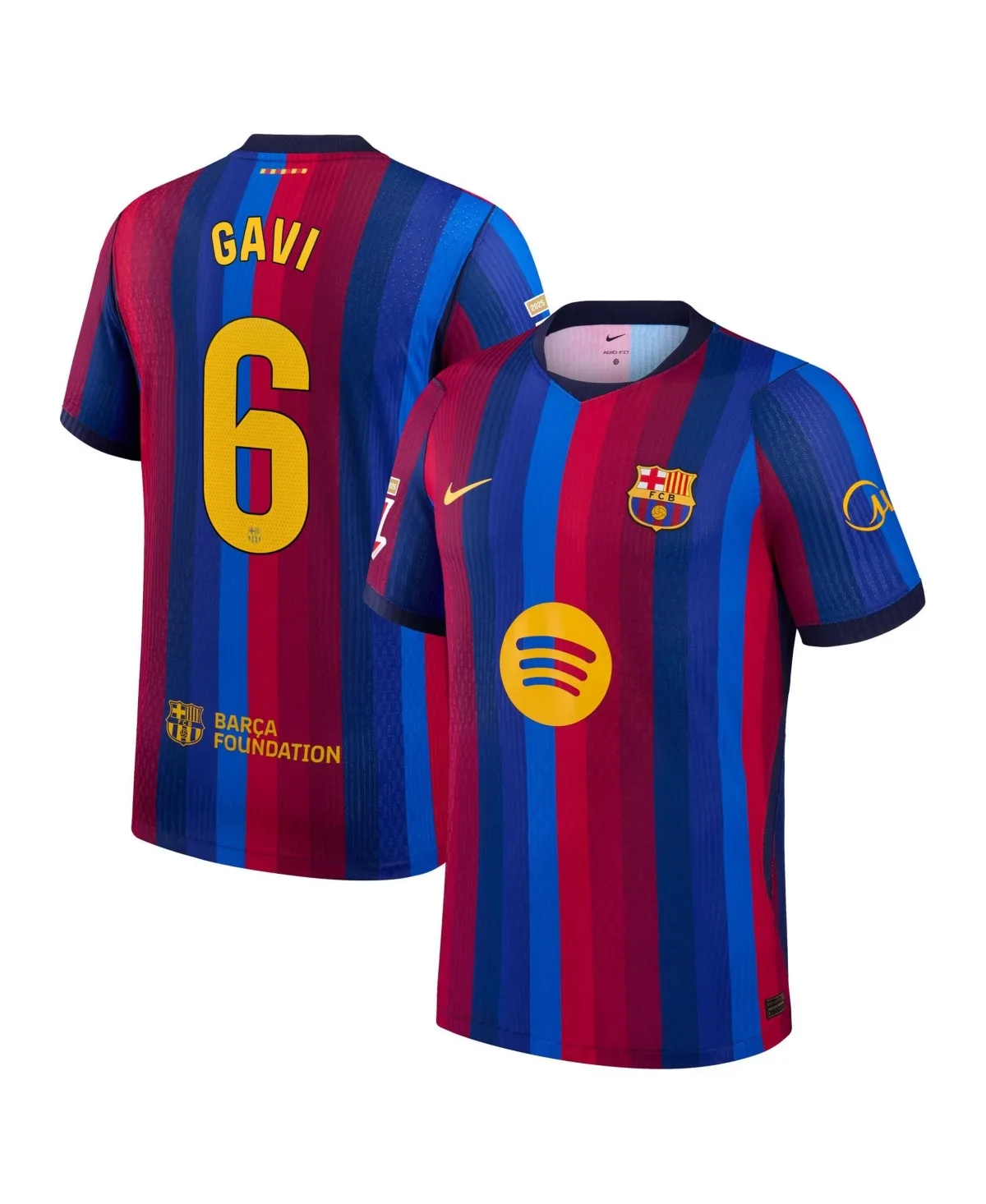 Fc Barcelona Dri-Fit Gavi Crewneck Jersey by Nike