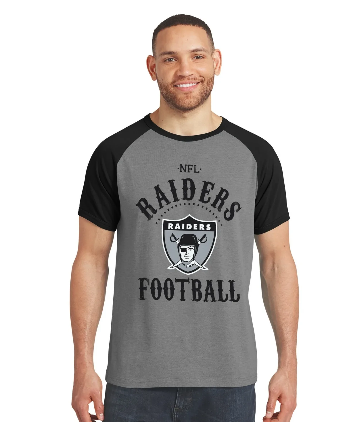 Darius Rucker Collection by Fanatics Las Vegas Raiders Raglan T-Shirt