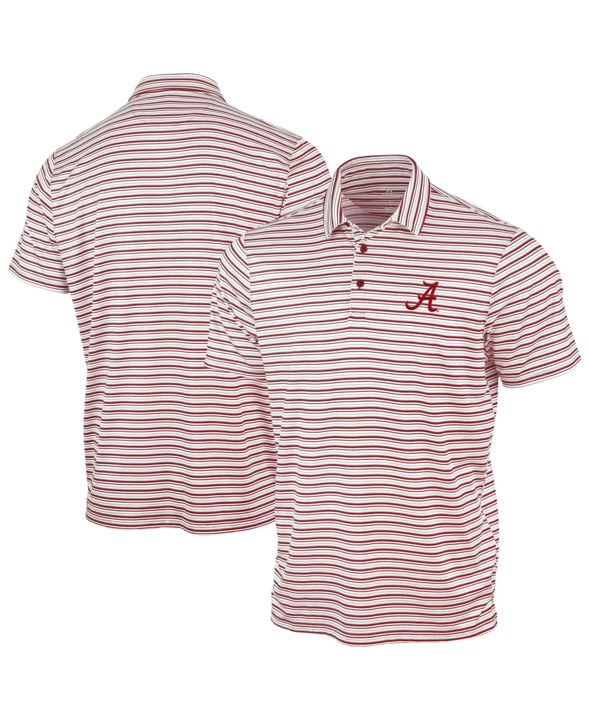Alabama Crimson Tide Space Stripe Polo Shirt