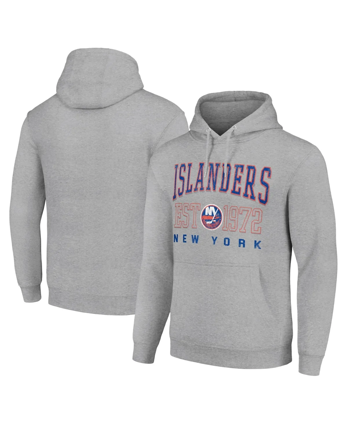 New York Islanders Retro Graphic Pullover Hoodie by Starter