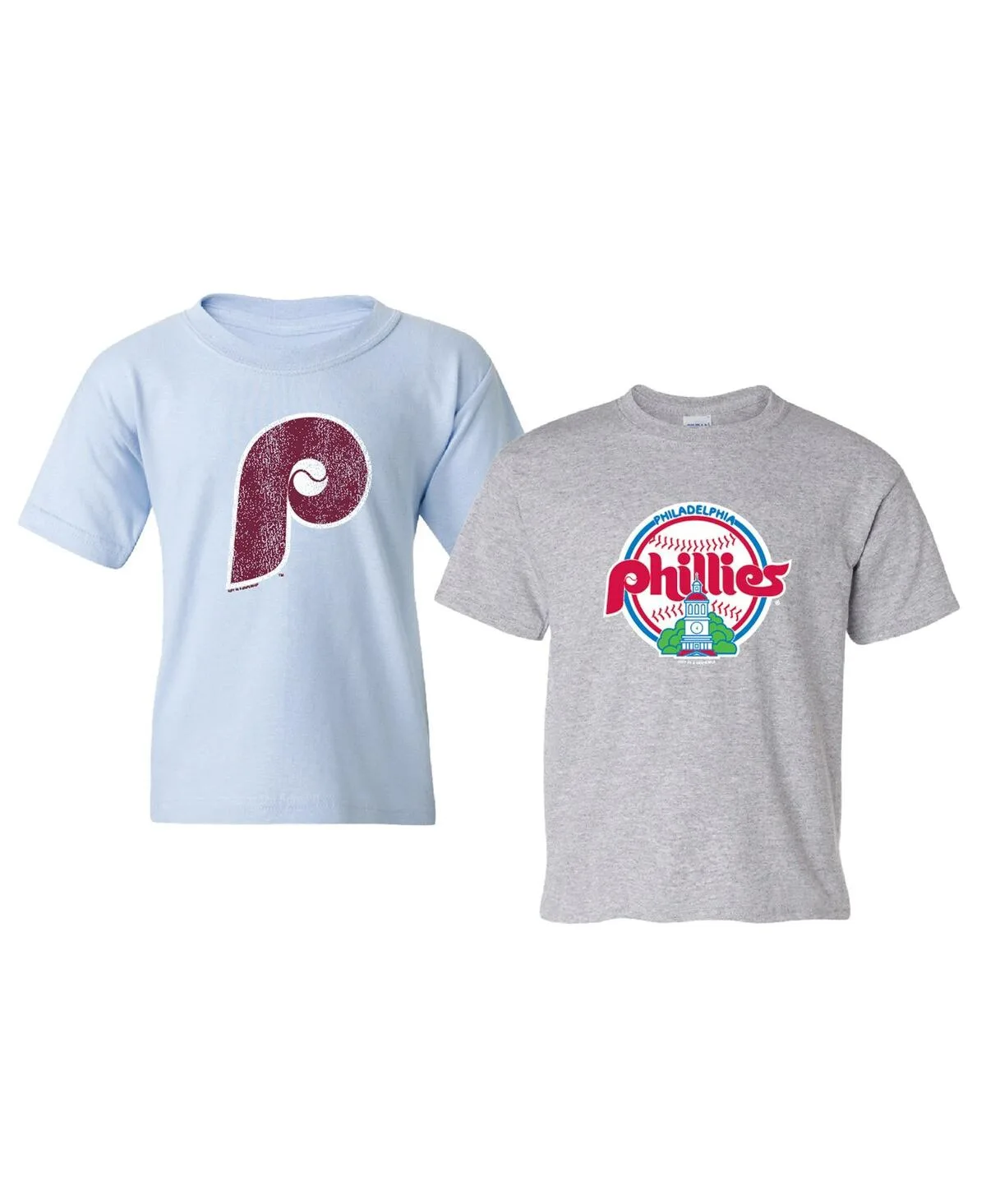 Philadelphia Phillies Cooperstown 2-Pack T-Shirt Set by Soft As a Grape
