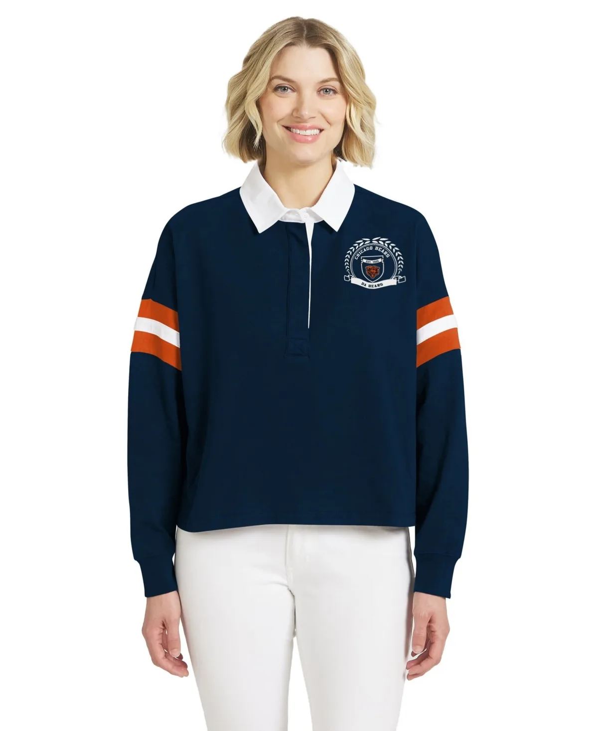 Chicago Bears Rugby Long-Sleeve T-Shirt by Wear by Erin Andrews