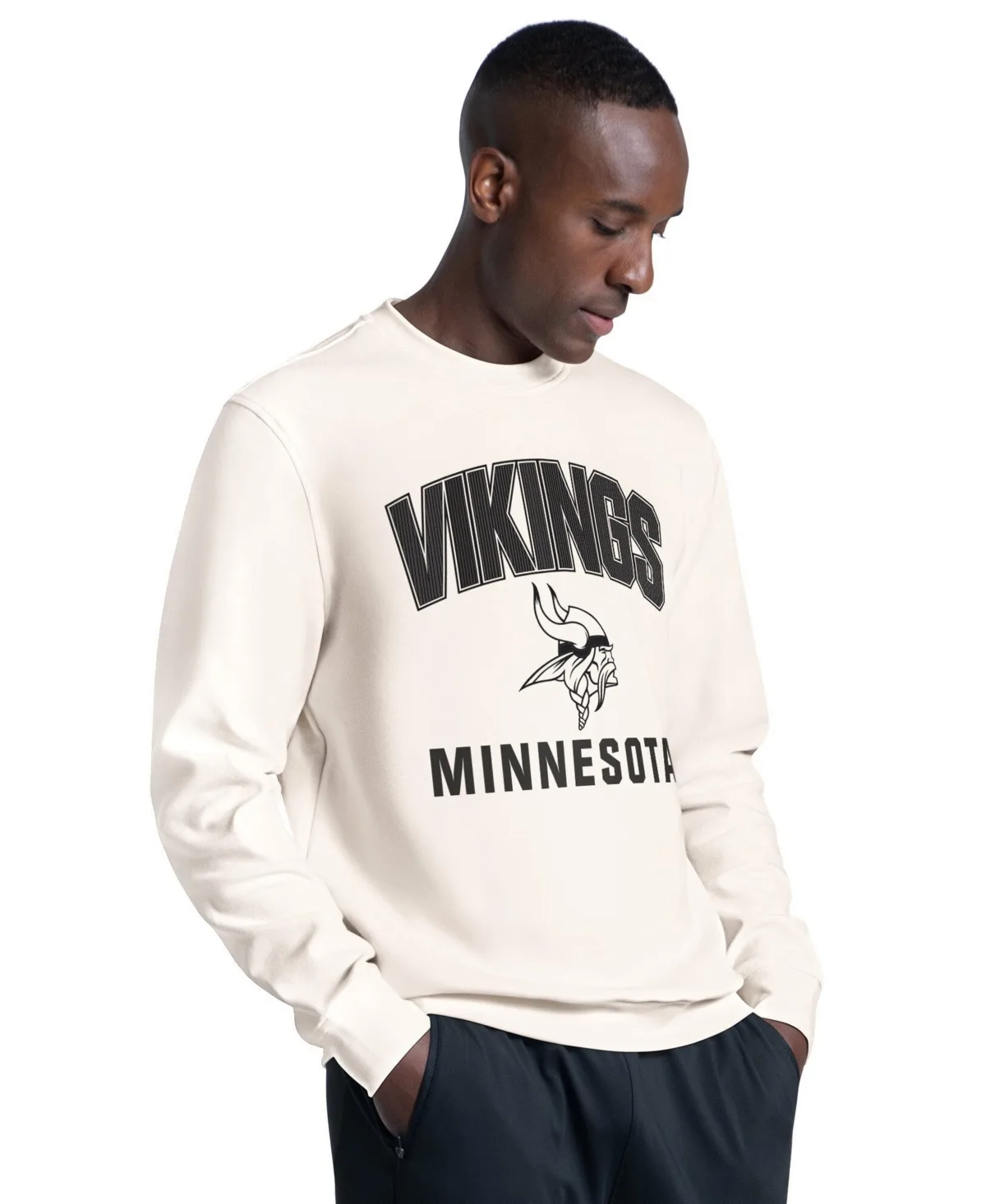 Msx by Michael Strahan Minnesota Vikings Finish Line Tri-Blend Sweatshirt