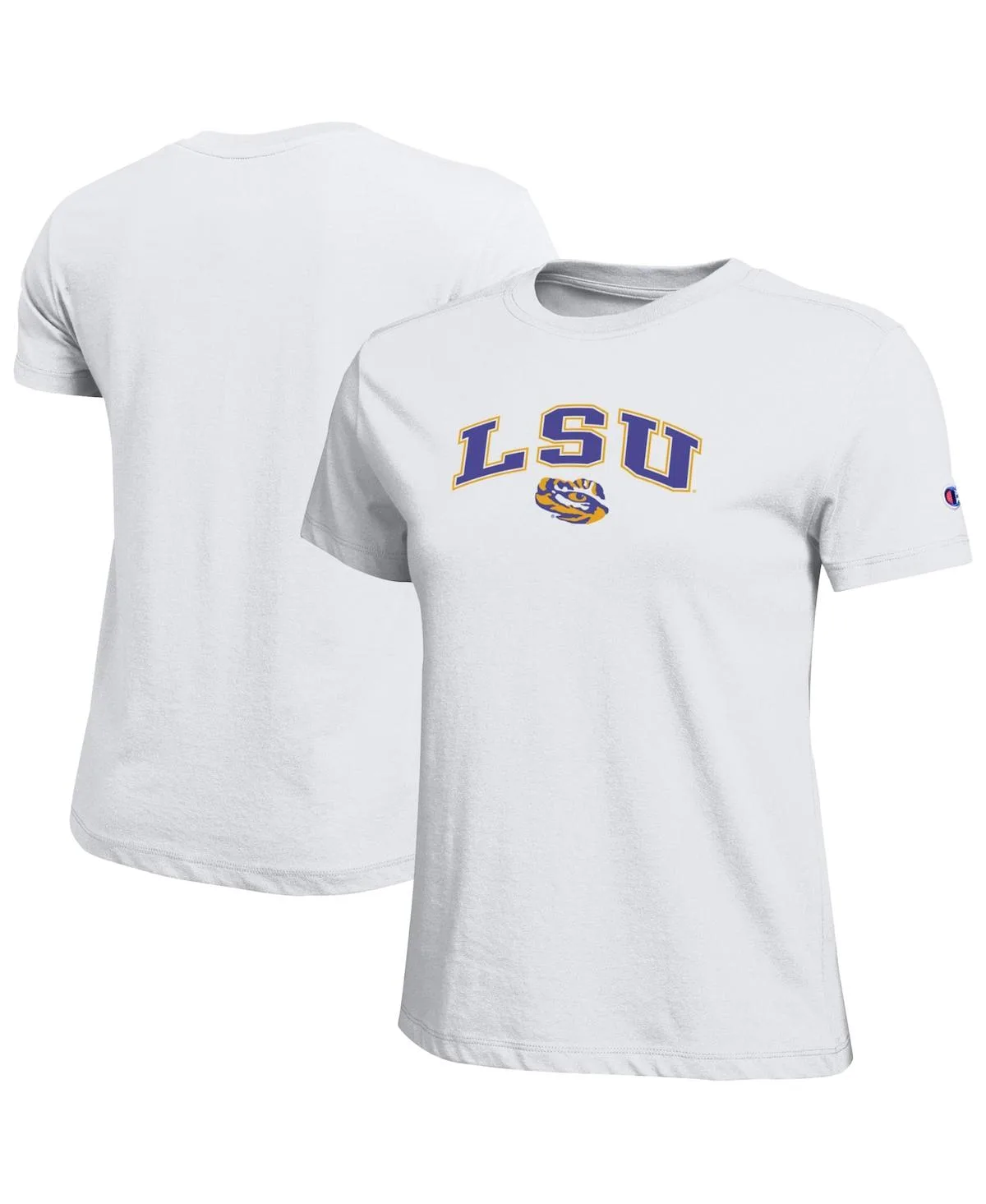 Lsu Tigers Arched Over Logo T-Shirt by Champion