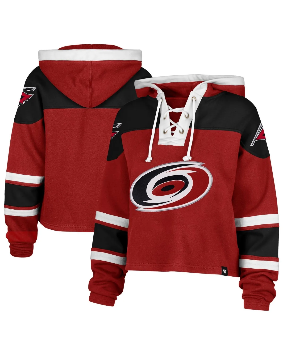 Carolina Hurricanes Cropped Lacer Hoodie