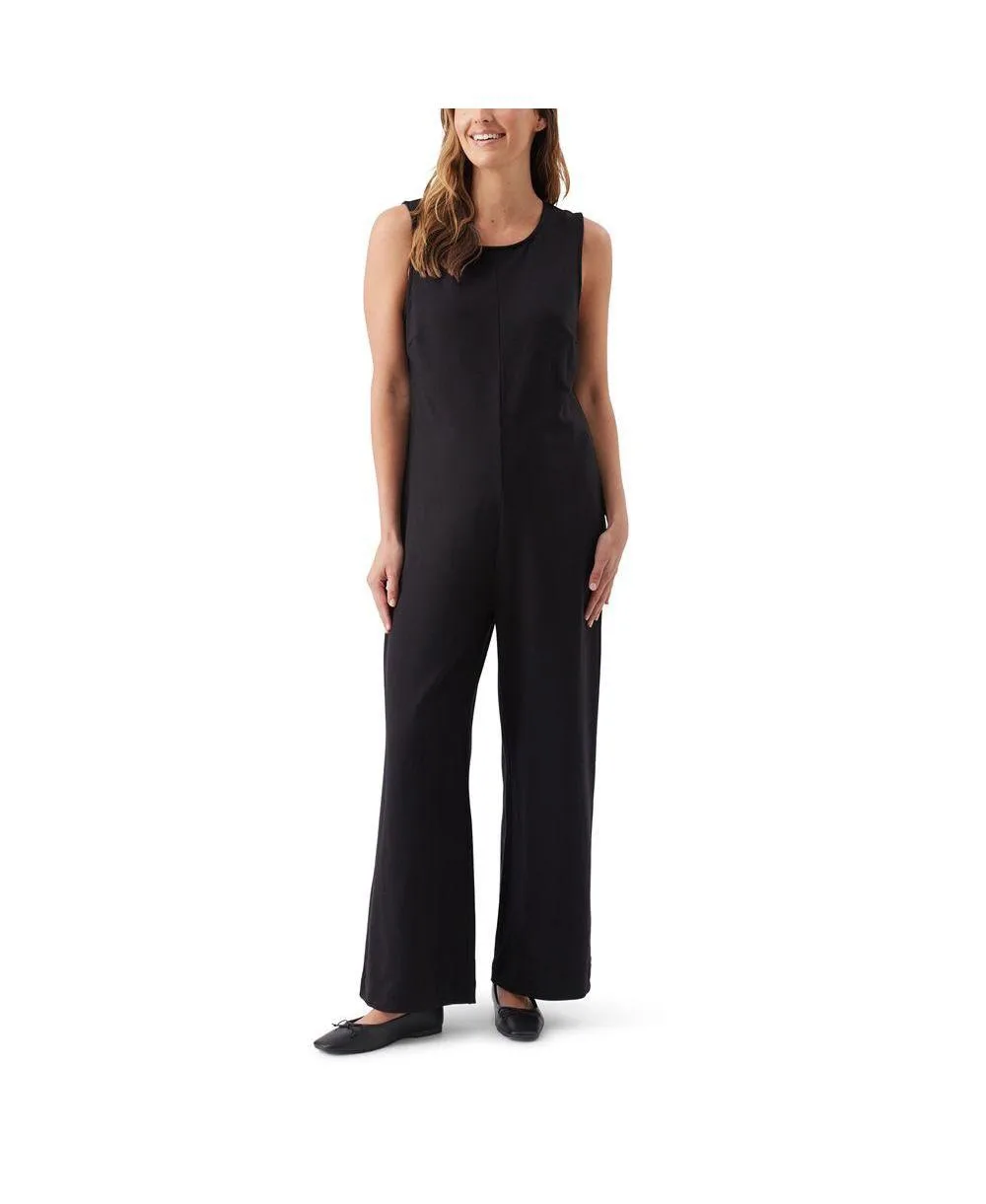 Leni Sleeveless Maternity/Nursing Jumpsuit by Ripe Maternity