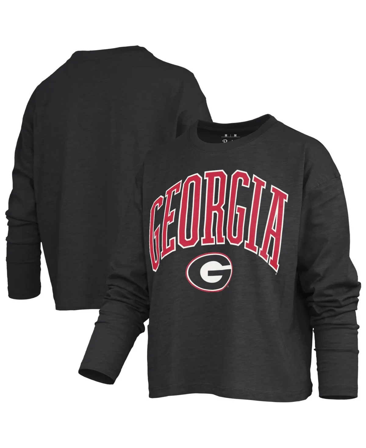 Georgia Bulldogs Motley Boxy Burnout Long-Sleeve T-Shirt