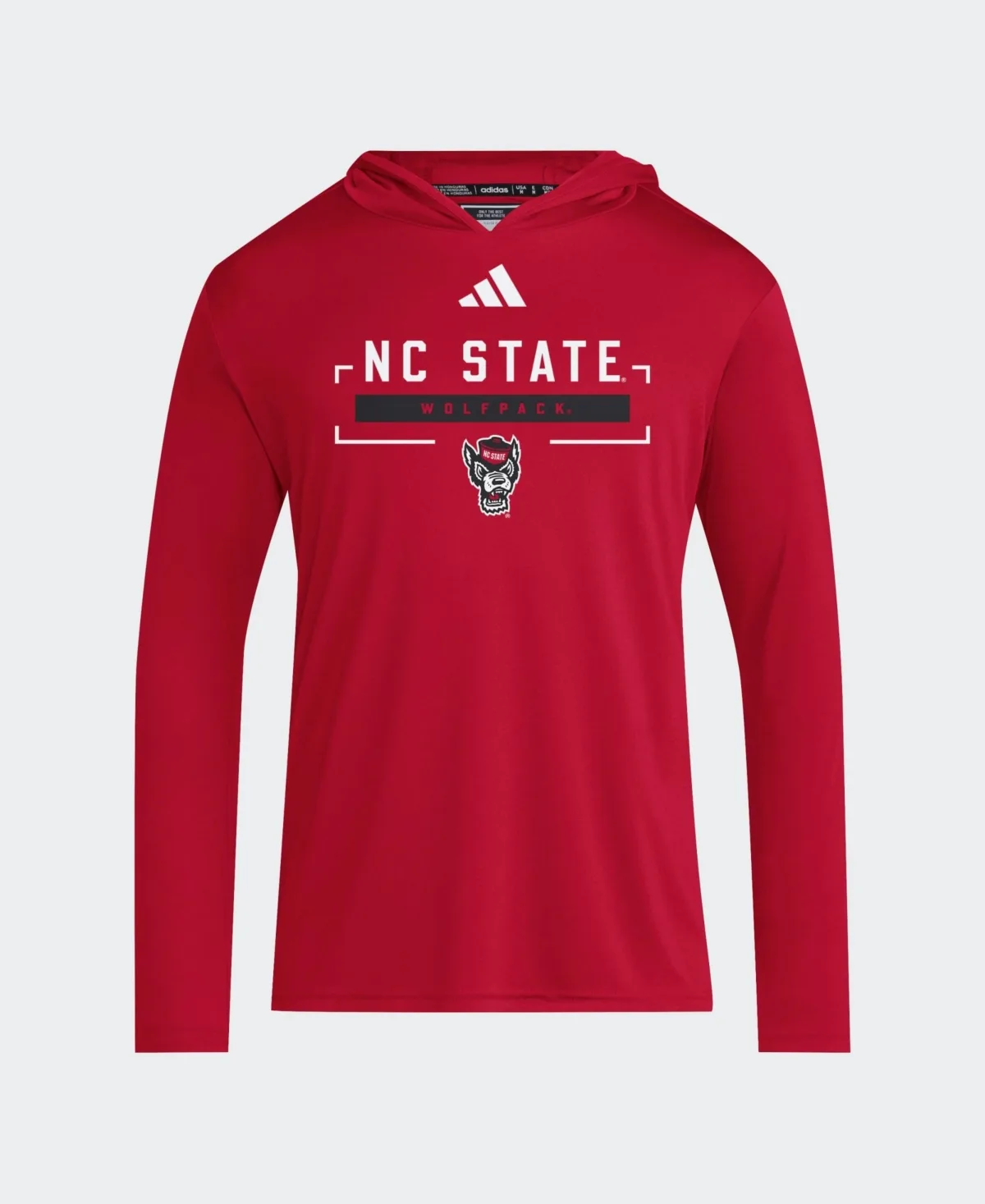 Nc State Wolfpack D4T Long Sleeve Hooded T-Shirt by adidas