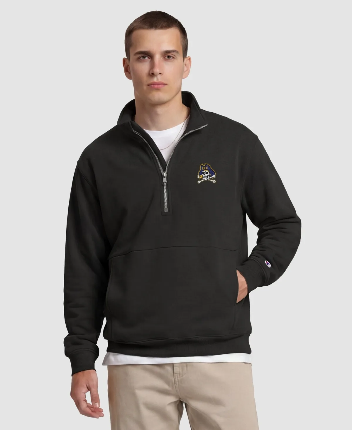 Ecu Pirates Quarter-Zip Fleece Pullover