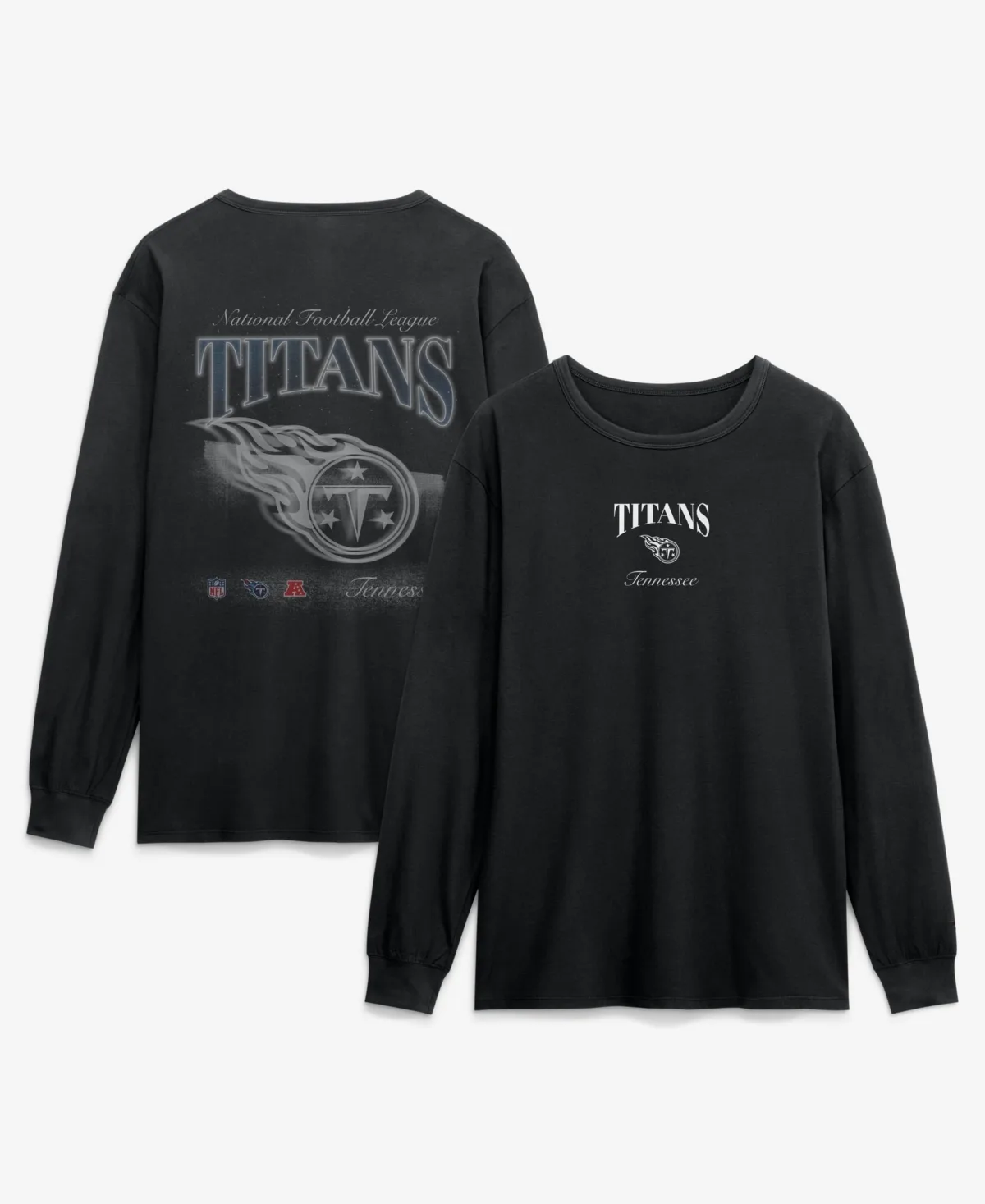 Tennessee Titans Midnight Falls Long-Sleeve T-Shirt by Fanatics